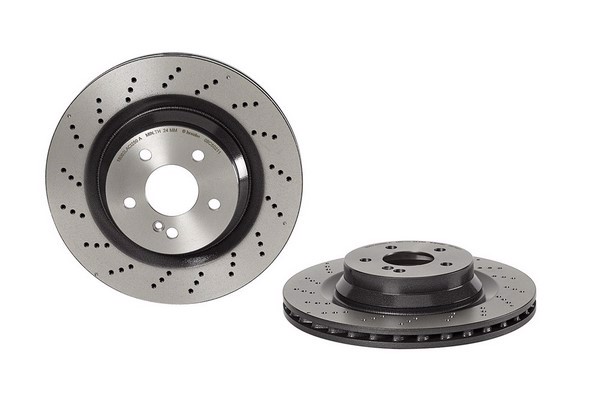 Диск тормозной uv coated зад BREMBO 09.C502.11