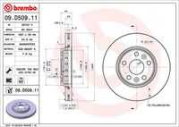 Disc BREMBO 09.D509.11