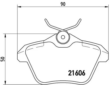 Колодки тормозные дисковые BREMBO P 23 067