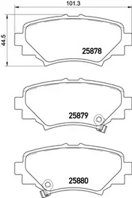 Тормозные колодки BREMBO P 49 049