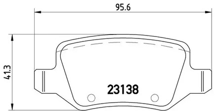 Комплект тормозных колодок дискового тормоза BREMBO P 50 090