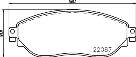 Тормозные колодки BREMBO P 59 082