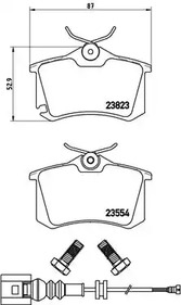 Колодки тормозные дисковые BREMBO P 85 066