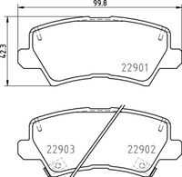 Brake pad BREMBO P 30 111