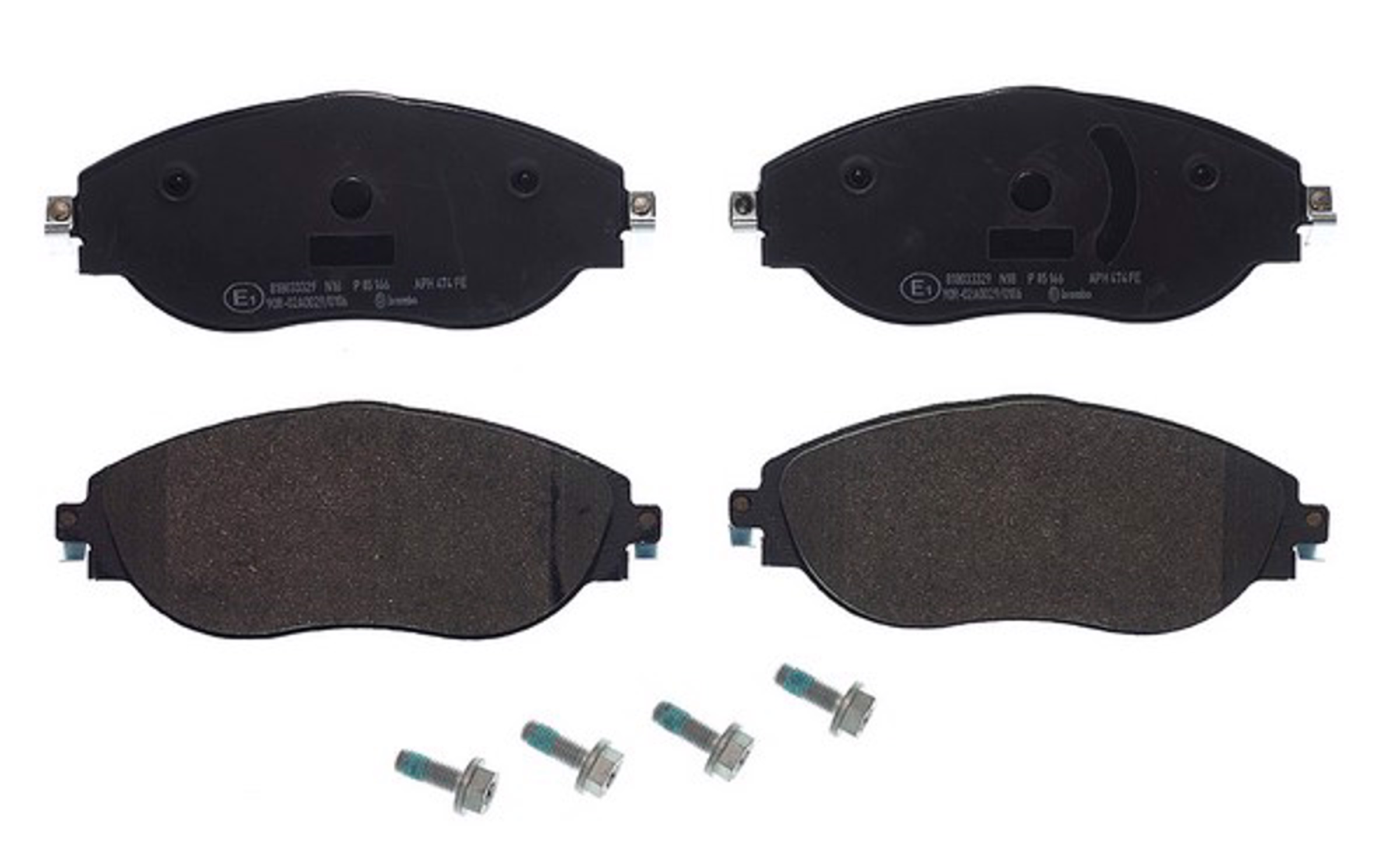 К-т торм. колодок fr vw tiguan 17- BREMBO P 85 166