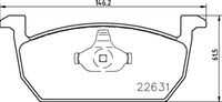 Колодки тормозные дисковые /комплект 4 шт BREMBO P 85 167