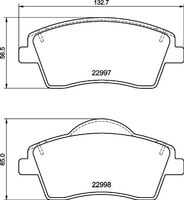Brake pad BREMBO P 86 033