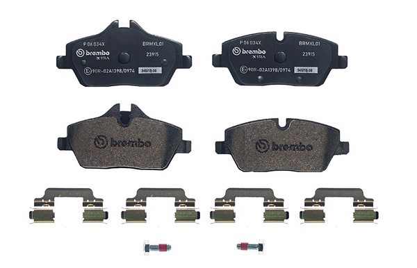 Колодки тормозные дисковые BREMBO P06034X