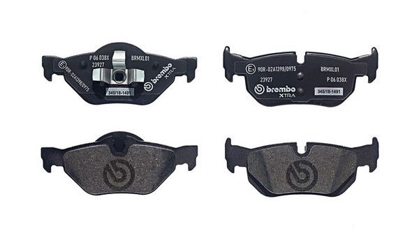 Колодки тормозные дисковые BREMBO P06038X