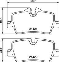 Колодки тормозные дисковые комплект BREMBO P06113