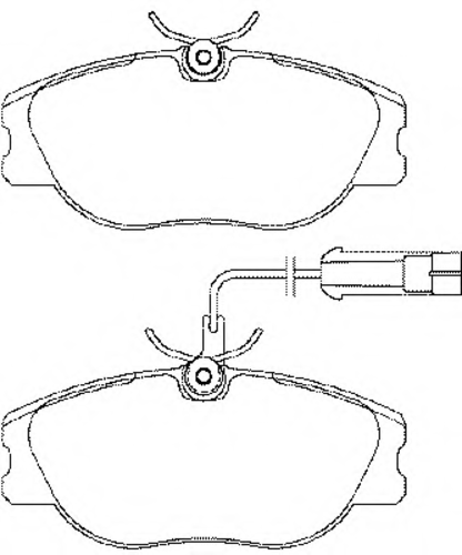 Тормозные колодки BREMBO P23066