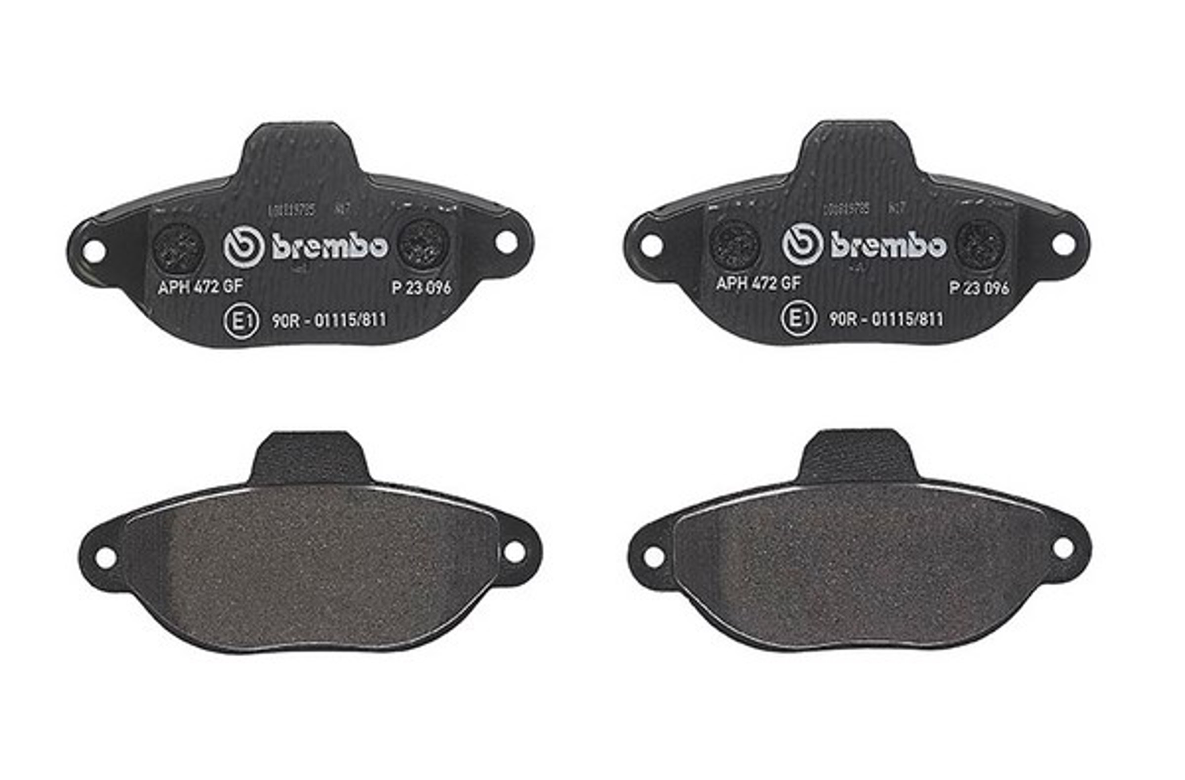 Колодки тормозные дисковые BREMBO P23096