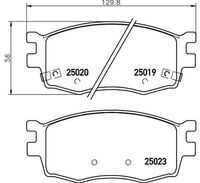 Колодки тормозные дисковые передние BREMBO P30069