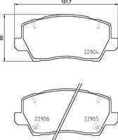 Brake pad BREMBO P30114