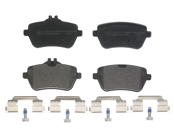 Комплект тормозных колодок дискового тормоза BREMBO P50117