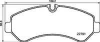 Brake pad BREMBO P50150