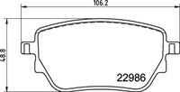 Brake pad BREMBO P50151