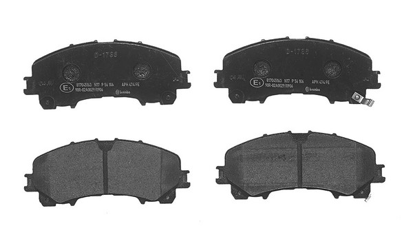 Тормозные колодки BREMBO P56106