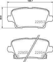 Колодки тормозные дисковые задние BREMBO P59097