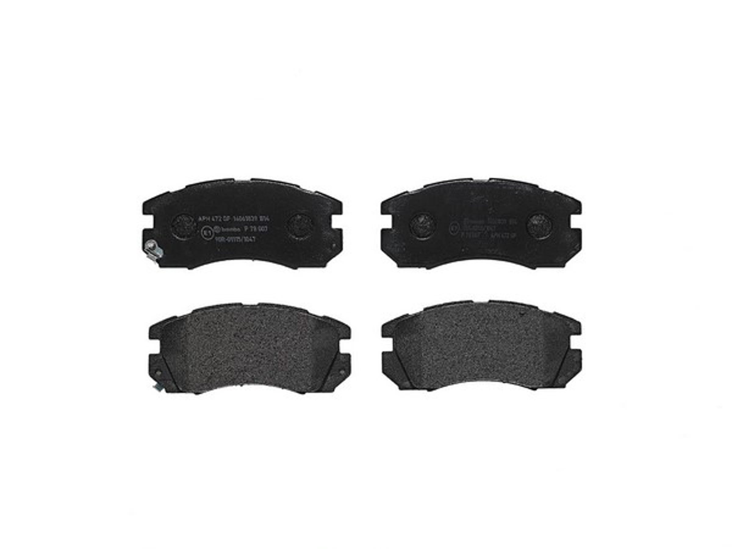 Колодки тормозные дисковые BREMBO P78007