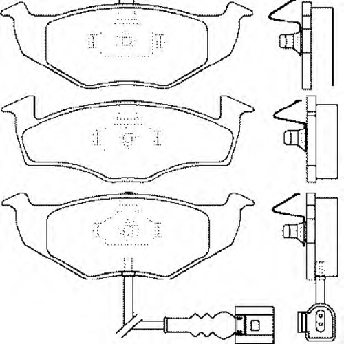 Колодки тормозные дисковые BREMBO P85071