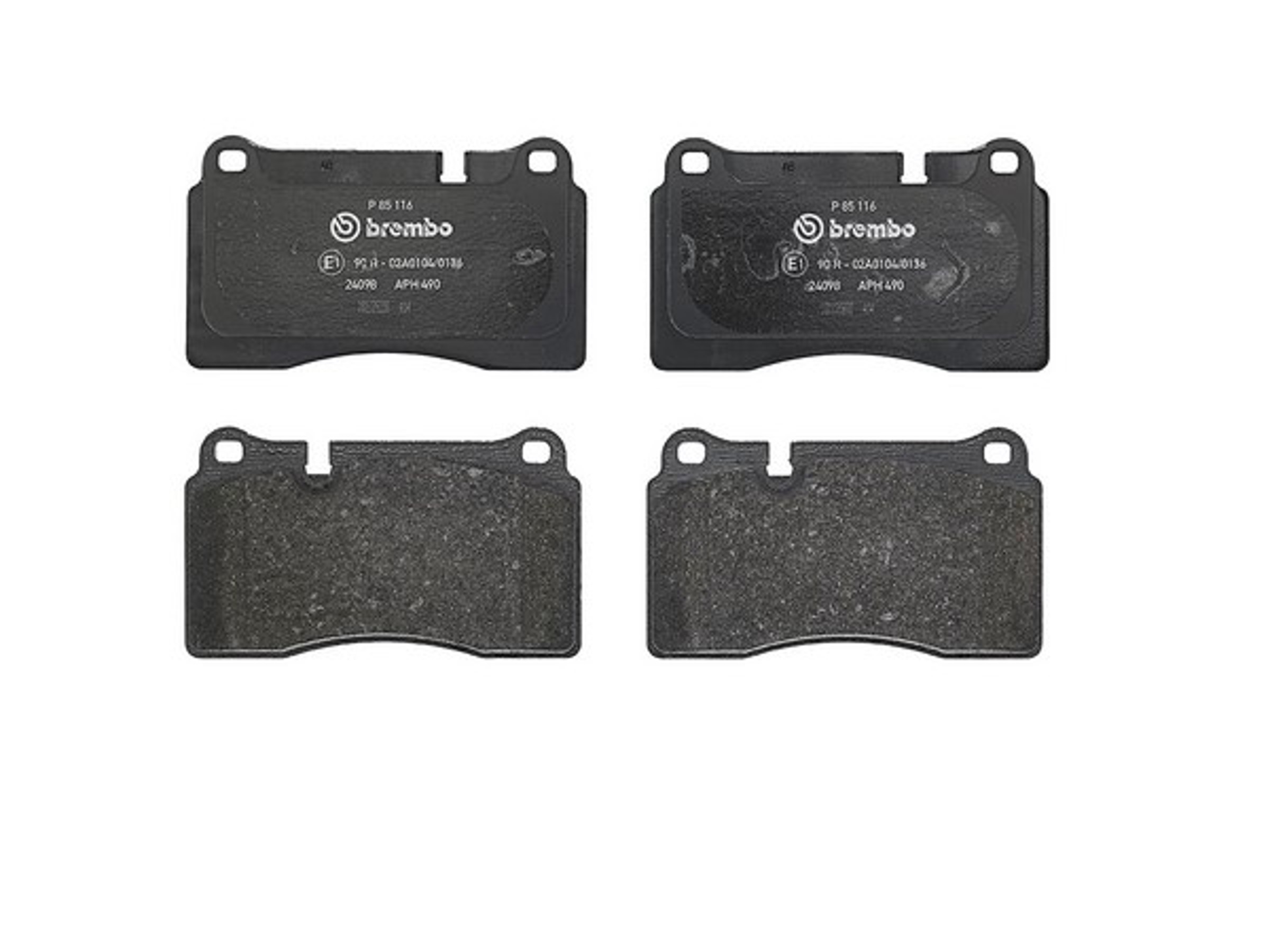 Колодки тормозные дисковые BREMBO P85116