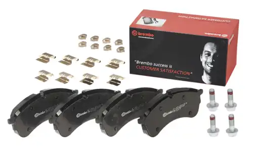 Колодки тормозные дисковые перед vw crafter 16- BREMBO P85168