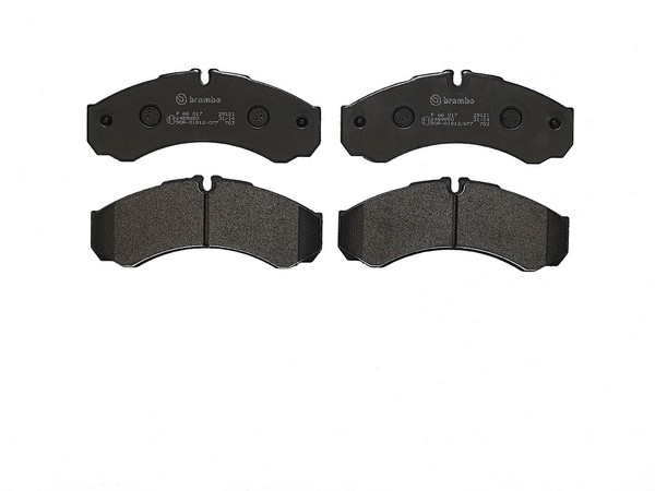 Тормозные колодки дисковые BREMBO PA6017