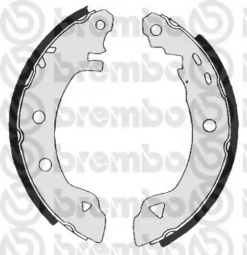 Тормозные колодки задние (барабанные) BREMBO S23507