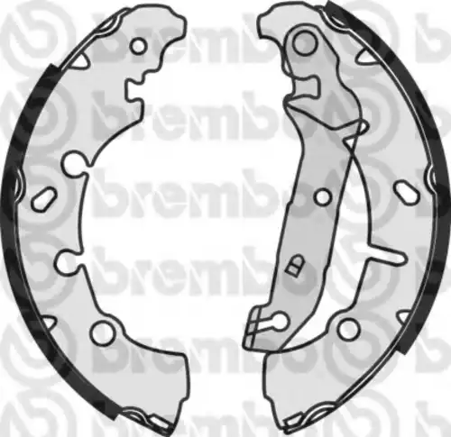 Тормозные колодки задние (барабанные) BREMBO S24532