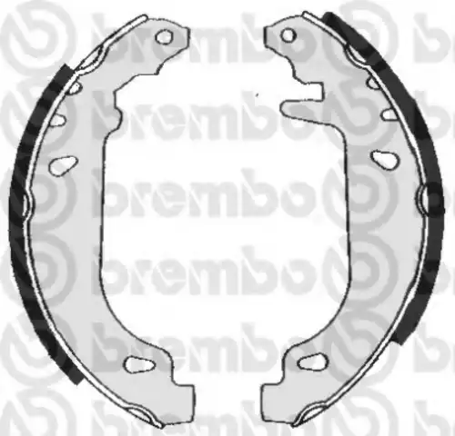 Тормозные колодки задние (барабанные) BREMBO S68520