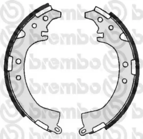 Тормозные колодки задние (барабанные) BREMBO S83528