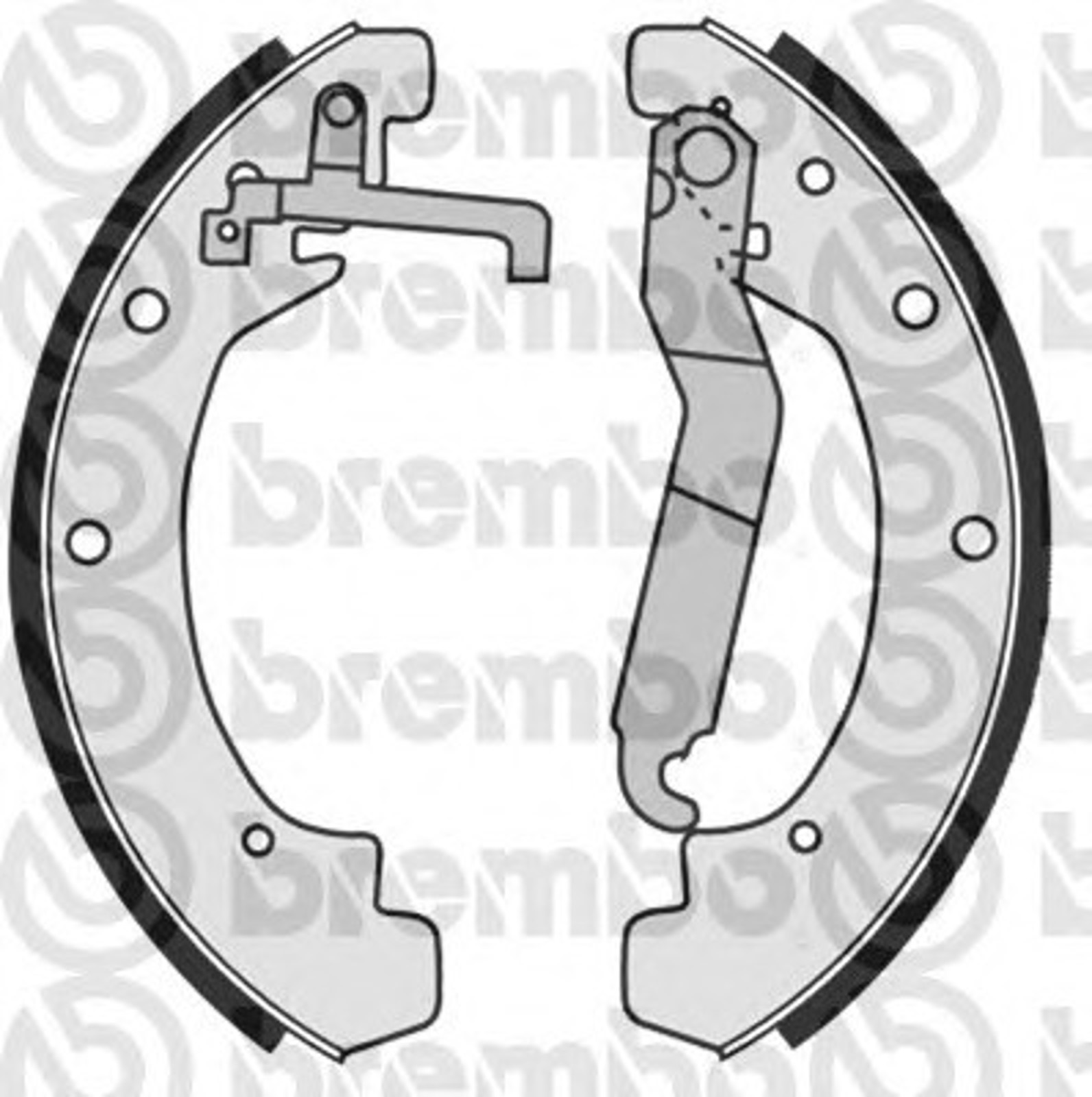 Колодки тормозные барабанные BREMBO S85532