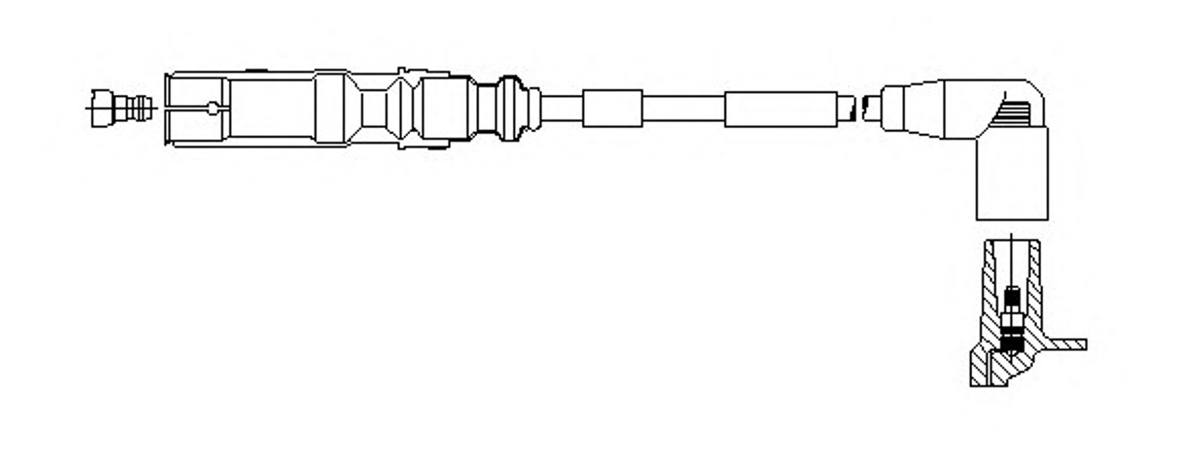 Провод зажигания BREMI 162F65