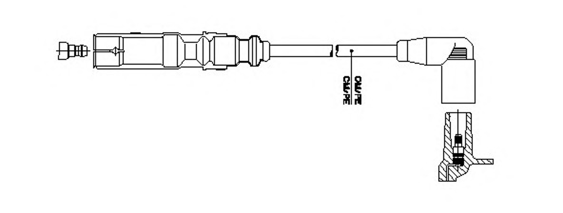 Провод зажигания BREMI 1A22/46