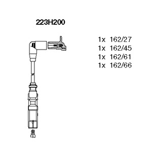 Комплект проводов зажигания BREMI 223H200