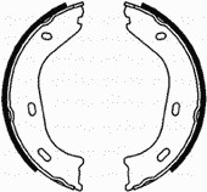 Колодки тормозные барабанные CIFAM 153-232