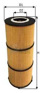 Фильтр масляный mercedes-benz actros mp4/mp5 1842l-3351ls 11- antos 1842l-3351ls 12- arocs 1842-4151k 13- CLEAN FILTERS ML4587