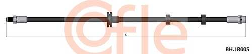 Шланг тормозной передн land rover range rover 02- COFLE 92.BH.LR005