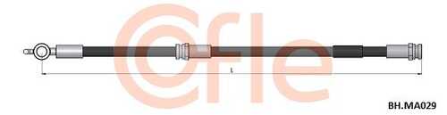 Шланг тормозной передн mazda 323 98- COFLE 92.BH.MA029