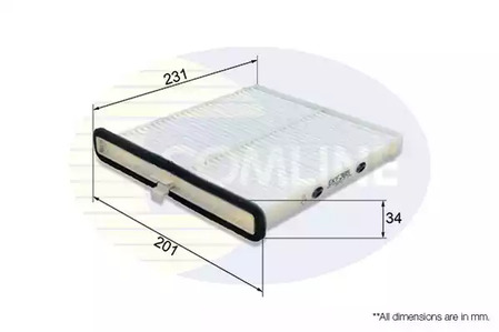 Фильтр салона maz cx5 11- COMLINE EKF385