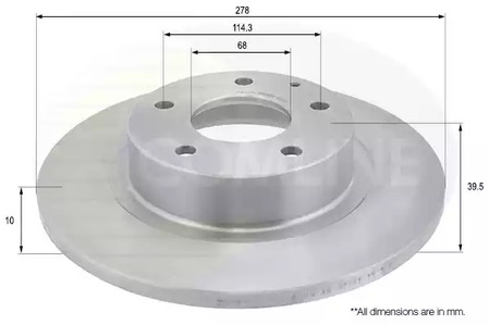 Тормозные диски COMLINE ADC0474