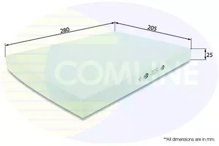 Фильтр салона COMLINE EKF112