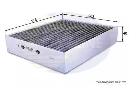Фильтр салона COMLINE EKF108A