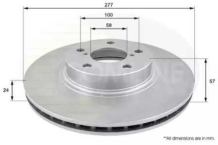 Тормозные диски COMLINE ADC0811V