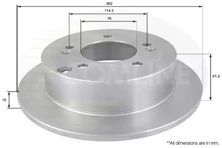 Тормозные диски COMLINE ADC1066