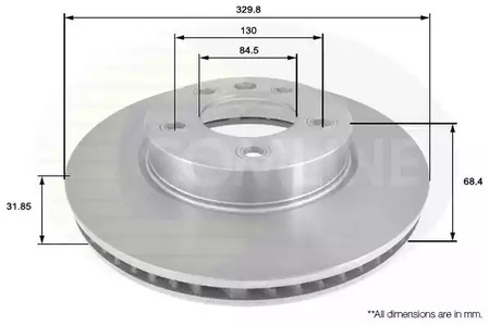 Тормозные диски COMLINE ADC1475V