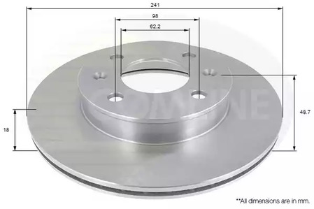 Тормозные диски COMLINE ADC1055V