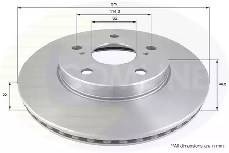 Тормозные диски COMLINE ADC01140V