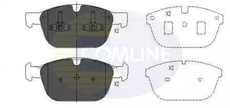 Тормозные колодки COMLINE CBP06069